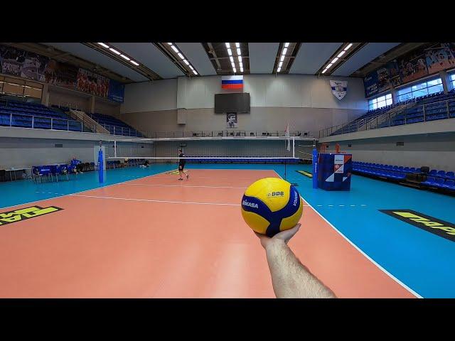 VOLLEYBALL FIRST PERSON TRAINING | ZENIT ST. PETERSBURG | LIBERO | 56 episode