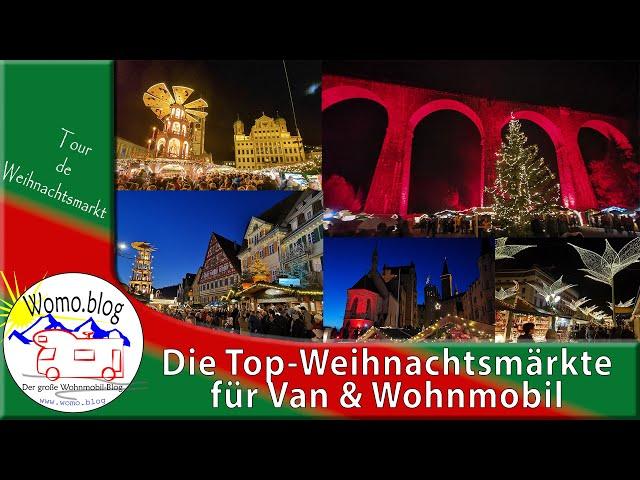 Die Top Weihnachtsmärkte für Van und Wohnmobil