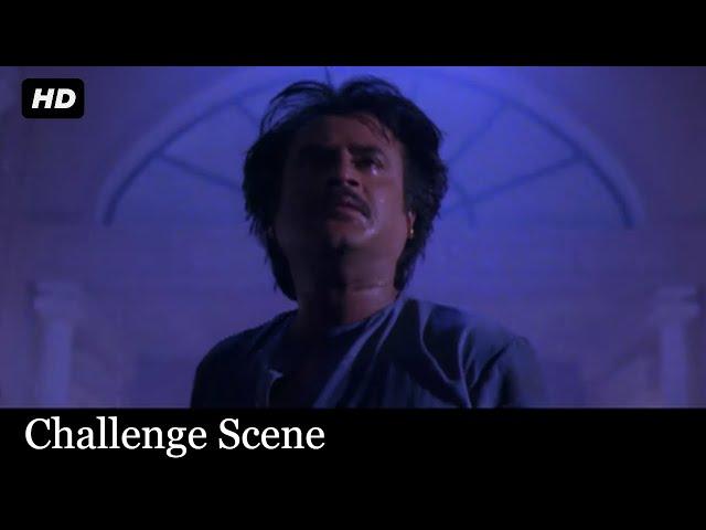 Annamalai Challenge Scene | Superstar Rajanikant Mass Entry | Insulting Rich Sharath Babu