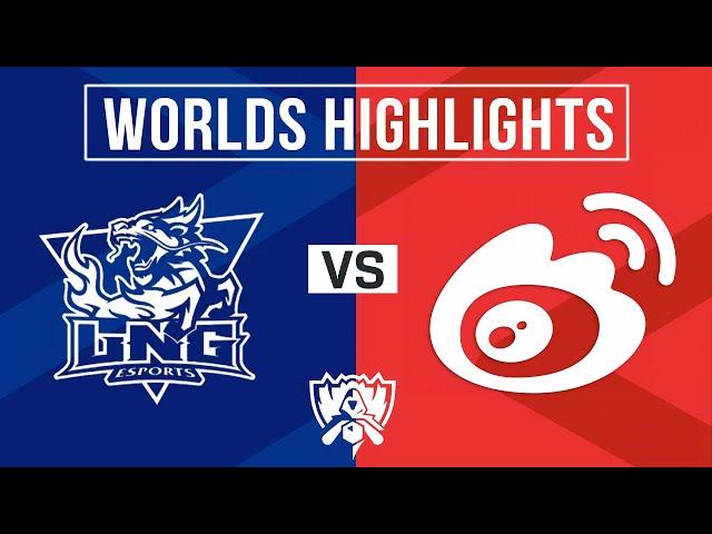 LNG vs WBG Highlights ALL GAMES | Worlds 2024 Quarterfinals | LNG Esports vs Weibo Gaming