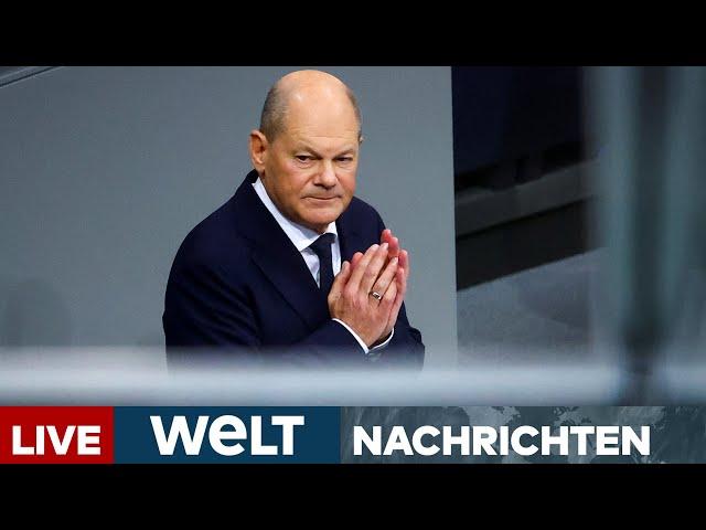 LIVE IM BUNDESTAG: Historischer Tag - Kanzler Scholz stellt die Vertrauensfrage | WELT Livestream