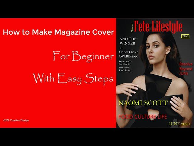 How to Make Magazine Cover?In Illustrator|| For Beginner||