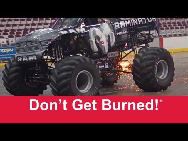 STOP-FYRE® - Official Fire Extinguisher of the Lucas Oil Monster Truck Nationals Commercial