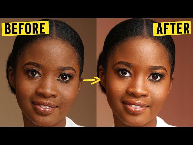 HOW to SKIN RETOUCH using FREQUENCY SEPARATION in less than 10 Minutes Photoshop Tutorial