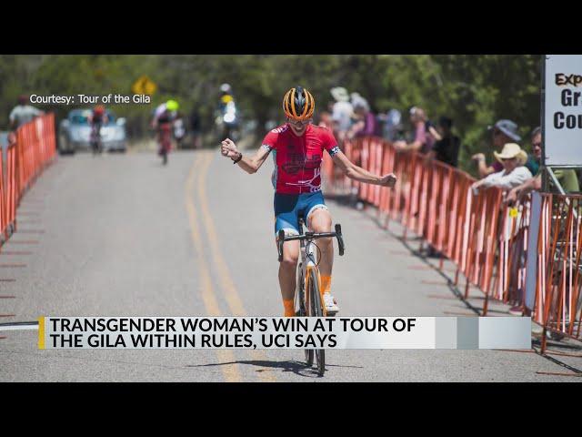 Transgender woman's US cycling win within rules, Union Cycliste Internationale says