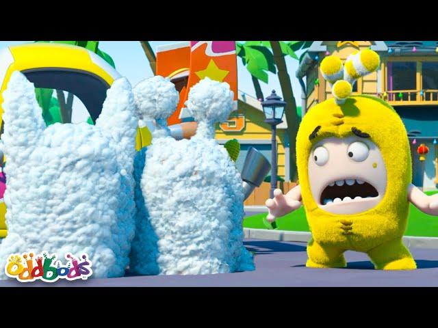 Bubble Monster | 1 Hour Oddbods Full Episodes | Moonbug No Dialogue Comedy Cartoons for Kids