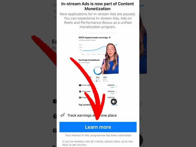 In-stream ads Learn more #facebook #instreamads #facebookmonetization