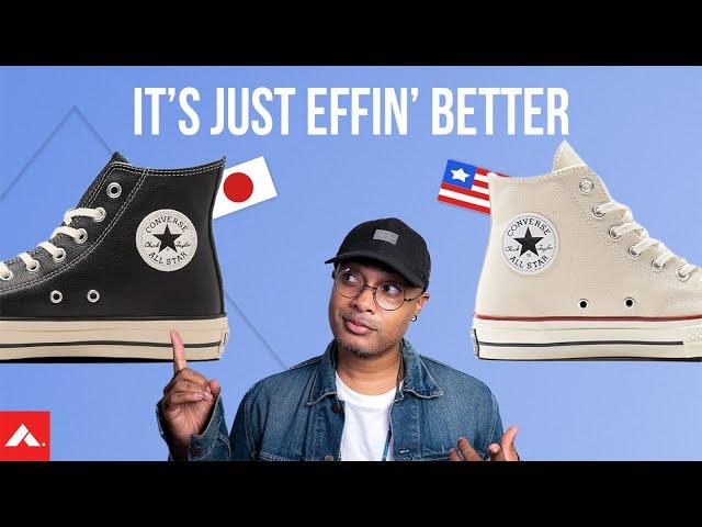 Why Converse is INSANELY Better in Japan