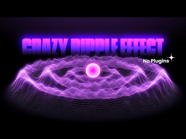 Ripple Effect in Adobe After Effects. No Plugins!