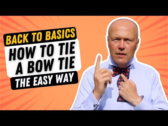 HOW TO TIE A BOW TIE | SIMPLE TUTORIAL