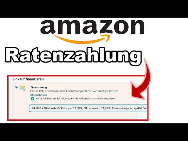 Amazon Ratenzahlung einstellen & verwenden | So geht’s