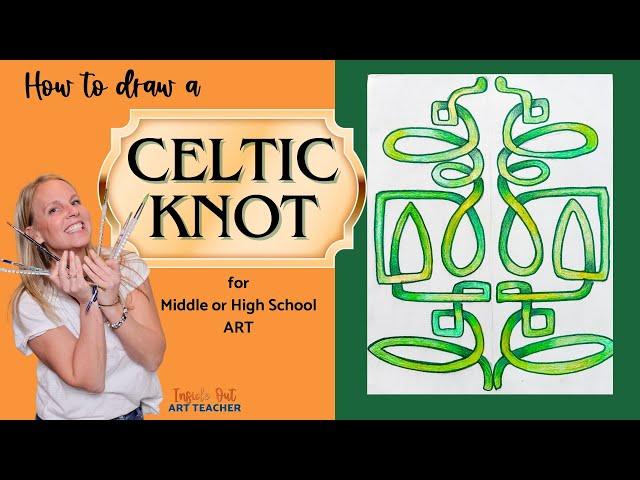 How to Draw a Celtic Knot Middle School Art Lesson