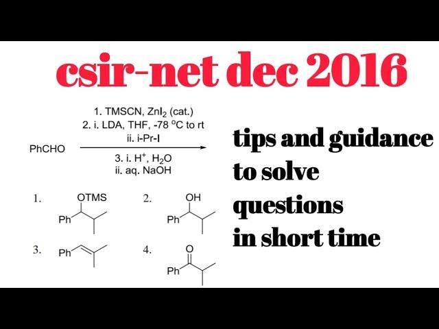 Solution of question from csir-net dec 2016 || Umpolung