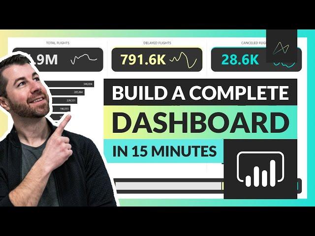 Learn Power BI | Go from Data to Dashboard in 15 Minutes (full tutorial + project files included)