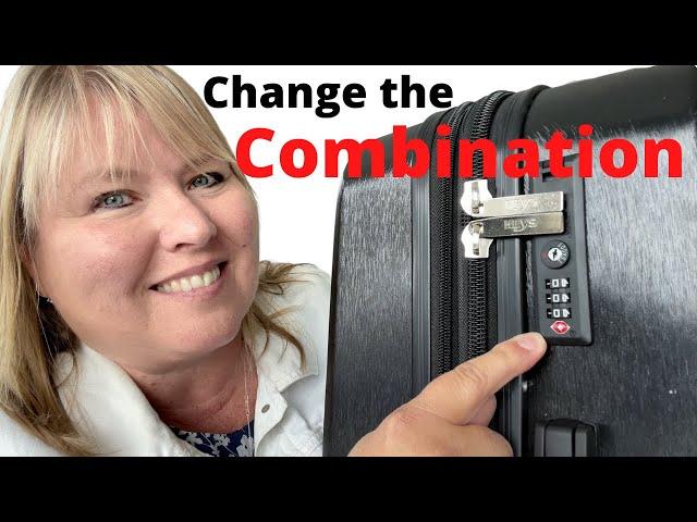 How to Change the Combination on a TSA Built-in Luggage Lock