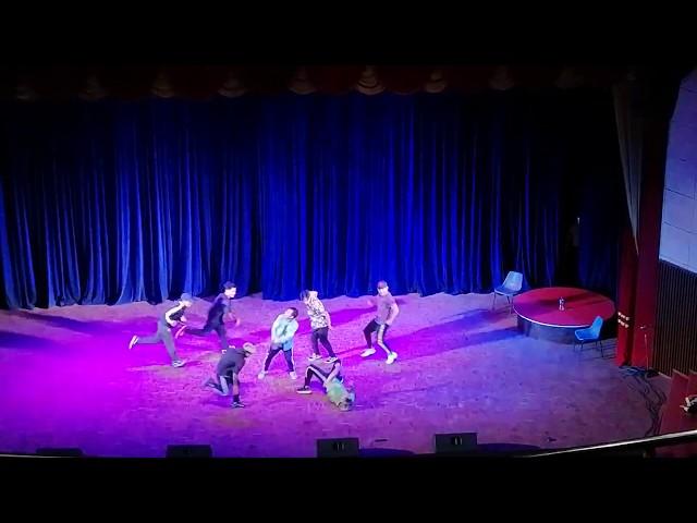 Nepholic crew' performance  in NCE Nepal's program.