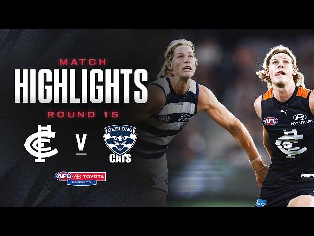 Carlton v Geelong Highlights | Round 15, 2024 | AFL