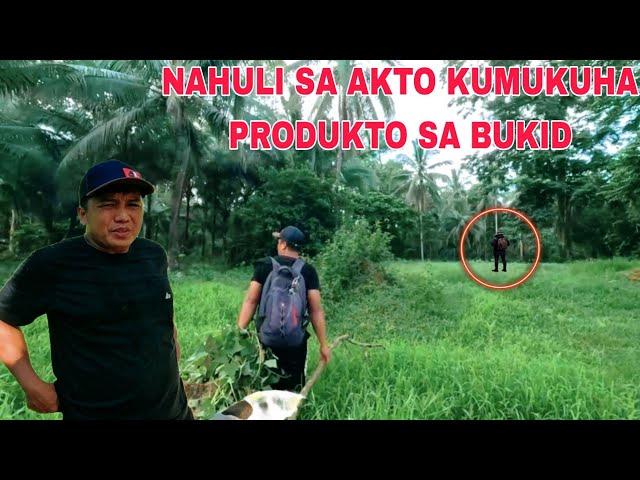 Huli sa akto mandurugas ng produkto sa bukid may dalang malaking itak...