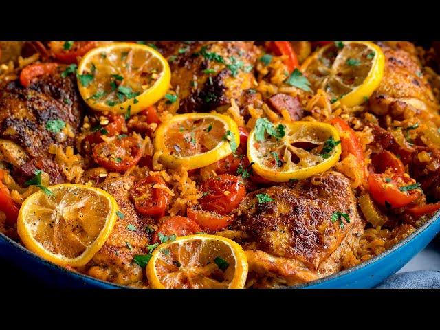 Spanish Chicken & Dirty Rice | Easy One Pot Cooking Perfection!