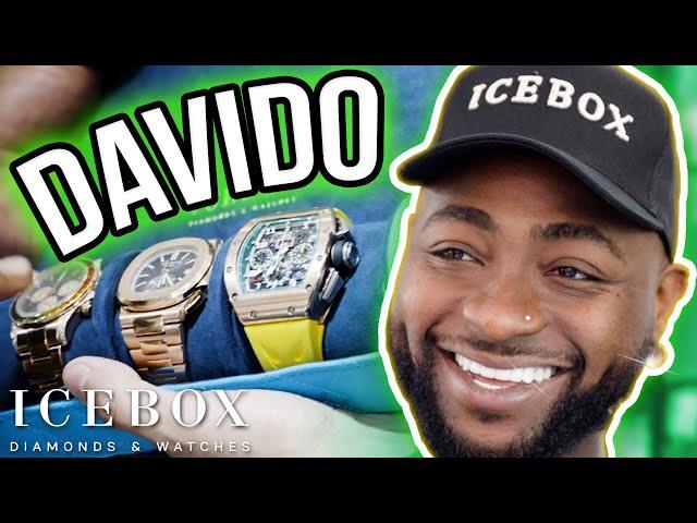 Davido Celebrates Timeless Album with New Jewelry at Icebox!