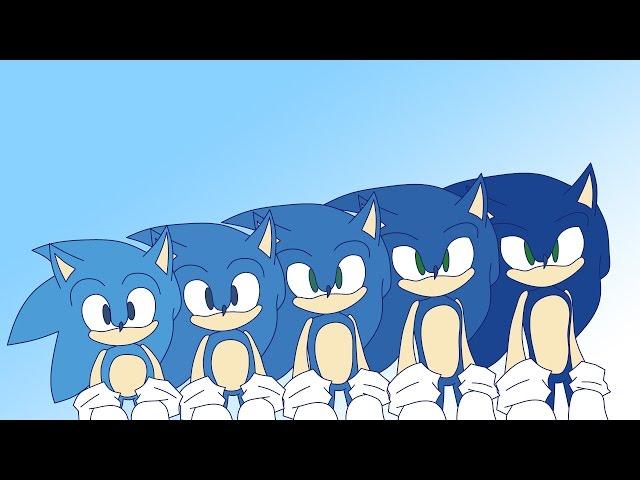 Sonic - 25 years in 1 minute