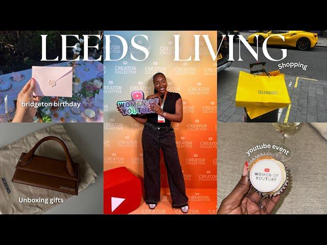 LEEDS LIVING + PAID A PENALTY FOR MISSING MY TRAIN TO LONDON+ YOUTUBE EVENT+jacquemus bag+bridgeton