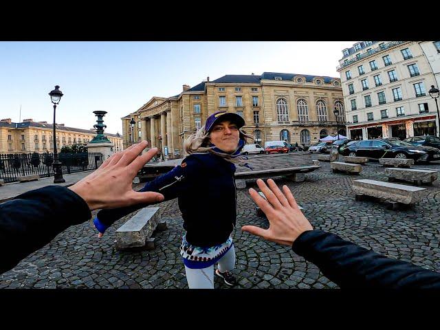 ESCAPING ANGRY GIRLFRIEND  (Epic Parkour Chase in Paris)