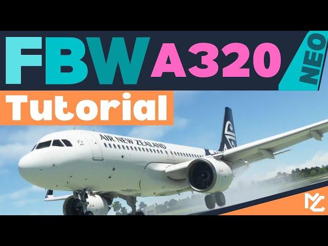 FlyByWire A320neo Full Tutorial - Cold&Dark Start-Up & Shut-Down - Canberra to Sydney YSCB/YSSY