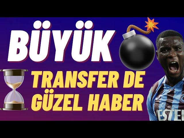 Büyük İddia Transfer de güzel gelişme #trabzonspor