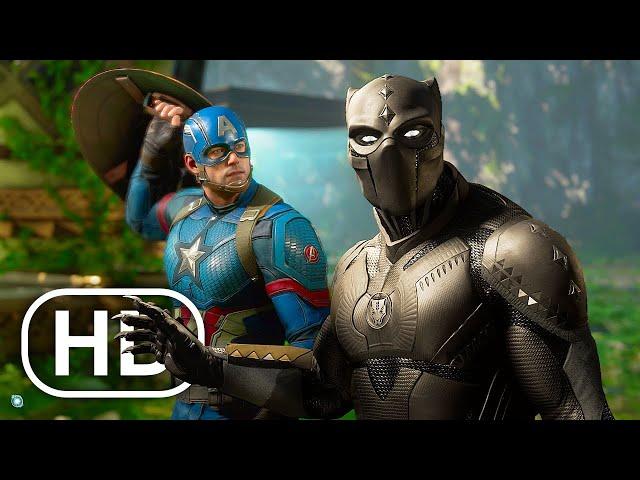 Marvel's Avengers Black Panther All Cutscenes Full Movie (2021) 4K ULTRA HD