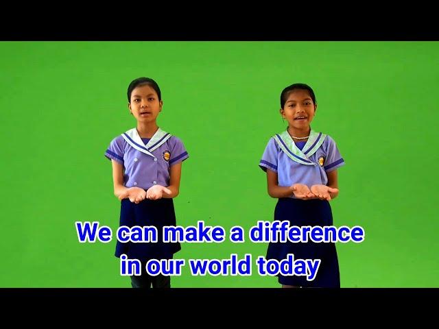 We Can Make A Difference Actions | School Song | Assembly Song | Classroom Song
