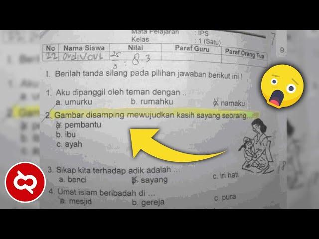 Anak Durhaka Kalau Gak Tau Jawab! Cara Lucu Ngerjain Soal Ujian Para Siswa Ini Nyeleneh Banget..