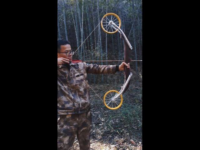 Double Wheels Slingshot Bow