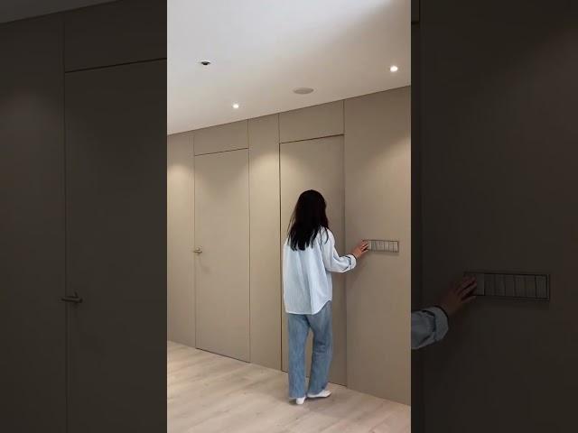 밝은 히든도어 #shorts #interior #hiddendoor #인테리어 #히든도어 #인테리어쇼 #인쇼 #인쇼스타일 #인쇼필름 #플랫베이지