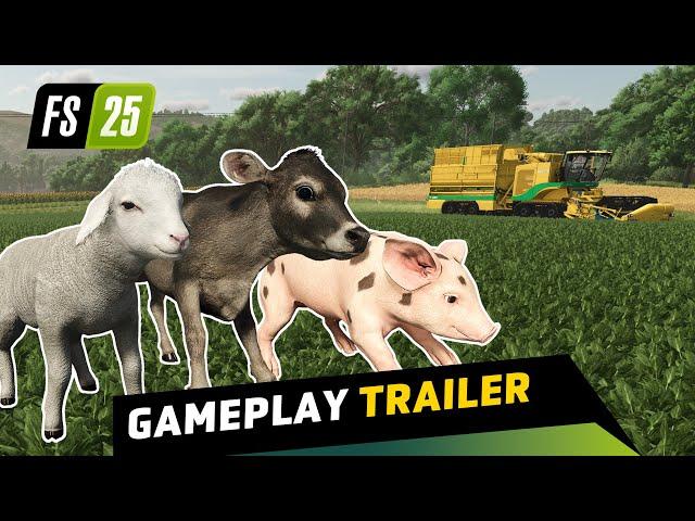  Farming Simulator 25 Gameplay Trailer - Gamescom