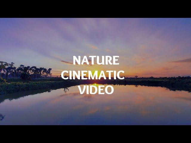 Best nature cinematic video | village nature sight | Shots with mobile phone without gimbal support