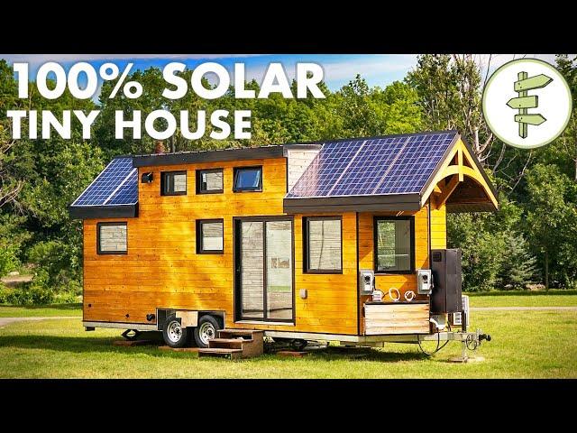 Super High Tech Off-Grid Tiny House for Sustainable Living | Net Zero Energy Home