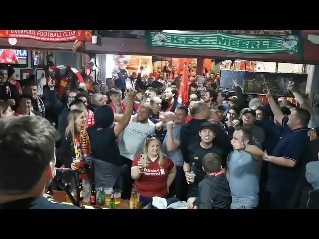 Thiago Alcântara song from The Albert pub behind The Kop