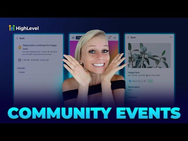 How to Set Up and Manage Events in Communities