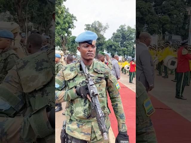 Dore uburyo abasore ba#RDF barinda Perezida Faustin#Touadéra baba baregeye! #rwanda #army