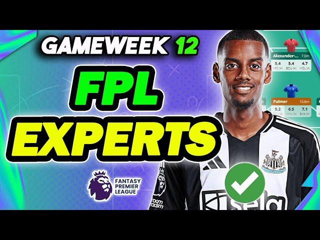 8 PLAYERS FPL EXPERTS ARE BUYING IN GAMEWEEK 12 | Fantasy Premier League 2024/25