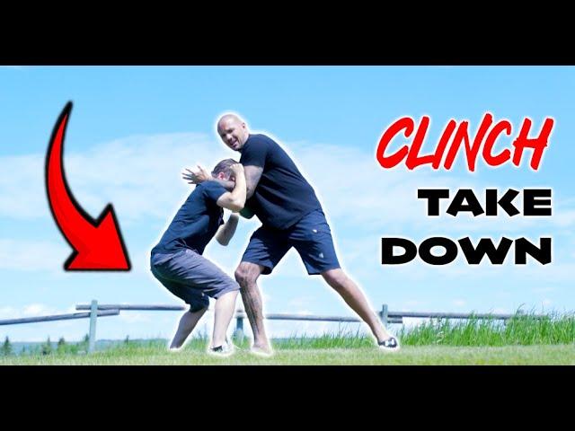 Use the inside clinch to take an attacker down - Self Defense