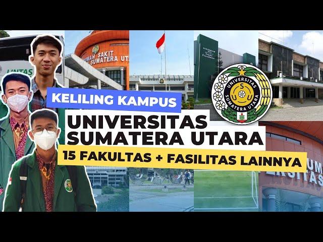 Keliling UNIVERSITAS SUMATERA UTARA (USU)‼️15 Fakultas‼️Keren Abis#campustour #usu #masukkampus #ptn