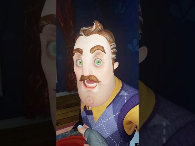 I woke up the Neighbor and he got ANGRY  #vr #helloneighbor #shorts