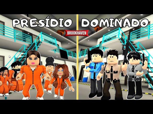 PRISÃO DOMINADA PELOS BANDIDOS | Historinhas Brookhaven RP | Roblox