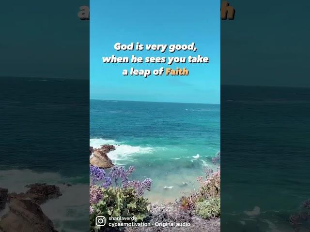 Take a Leap of Faith #godspurpose #purposefullife #purposefulliving #leapoffaith #faith #shorts_