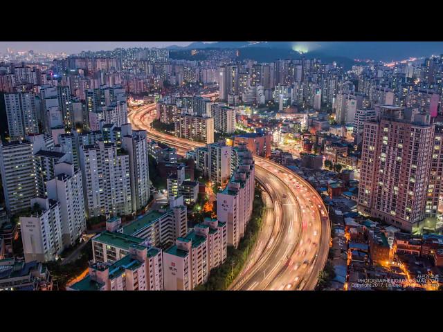 서울의 하루 타임랩스(A day in seoul timelapse)