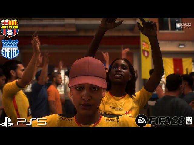 Barcelona Sc Vs Emelec Fifa 23 PS5 4K #fifa23 #bsc #clasicodelastillero