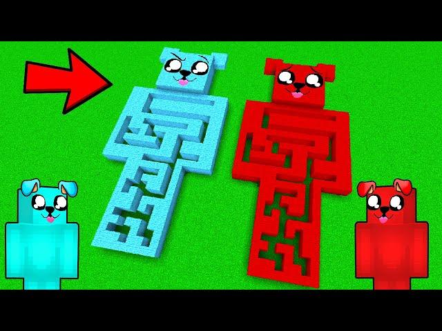 KOLOROWE LABIRYNTY w Minecraft 