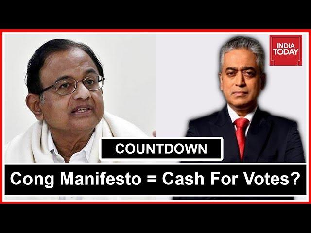 P Chidambaram Exclusive On Congress' 2019 Election Manifesto  | Countdown With Rajdeep